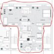 Gepflegte 3,5-Zimmer-Wohnung mit Loggia und Stellplatz in Offenburg zu vermieten - Grundriss