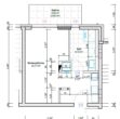 Gepflegte 1-Zimmer-Wohnung im 2. OG mit Balkon in Neuruppin zu vermieten - Grundriss
