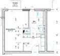Gepflegte 1-Zimmer-Wohnung mit Terrasse sucht Nachmieter - Grundriss
