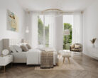 Außergewöhnliche luxuriöse 4 Zimmer Wohnung - Beispiel Schlafzimmer