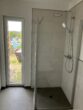 Gepflegte 1-Zimmer-Erdgeschoss-Wohnung mit Terrasse in Neuruppin zu vermieten - Duschbereich