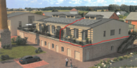 ERSTBEZUG! Exklusive Neubauwohnung in einem historischen Denkmalobjekt mit viel Platz in Meißen bei Dresden zu vermieten - Hauansicht Visualisierung