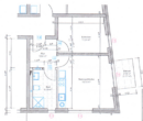 Gepflegte 2-Zimmer-Neubau-Wohnung mit Balkon zu vermieten - Grundriss